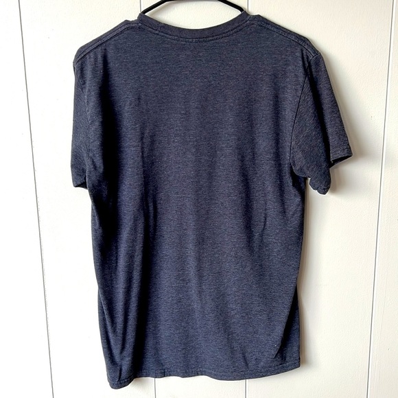 Marmot Coastal T-Shirt With Vintage Mountain Chest Logo in Navy Heather - Picture 4 of 4